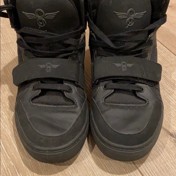 Black High Top Creative Recreation Sneakers - Picture 2 of 7